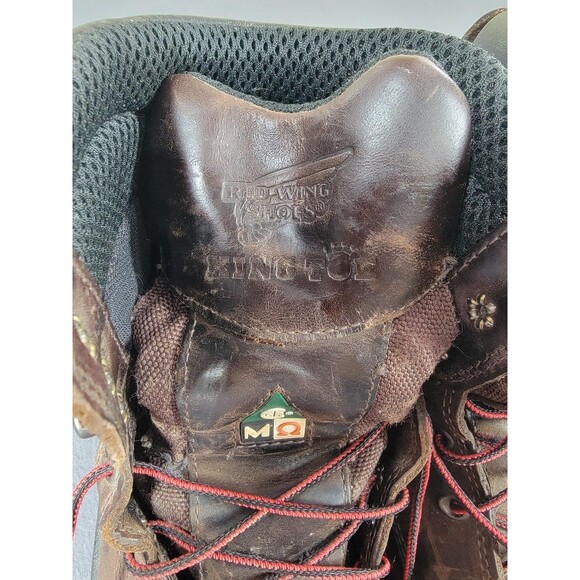 Red Wing King Toe Work Boots Mens Size 9.5 Waterproof Leather Safety 3516 Toe - Picture 2 of 14